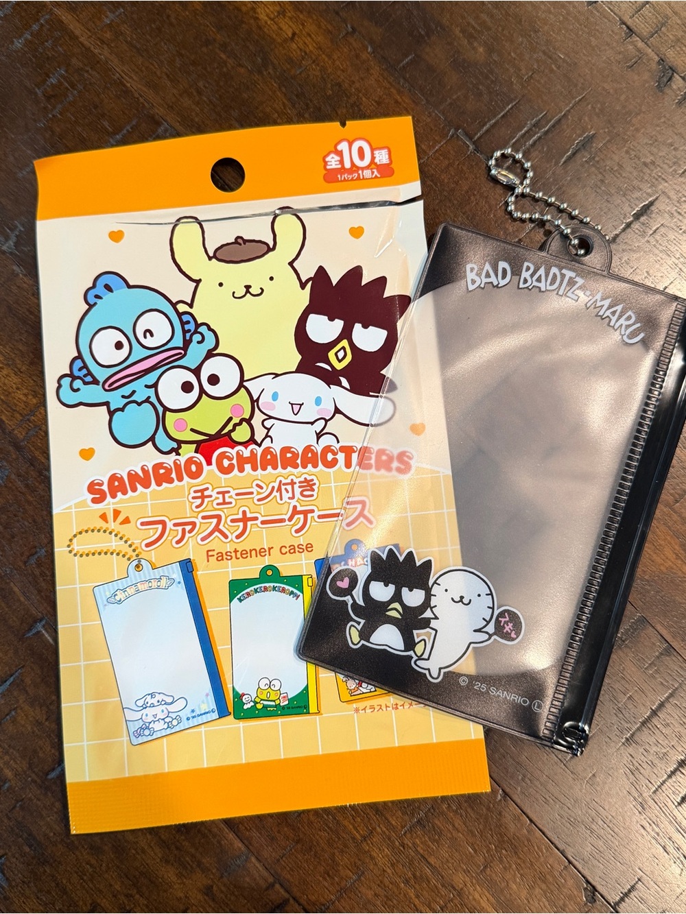 SANRIO X DAISO Fastener Case Blind Bag, Bad Badtz-Maru